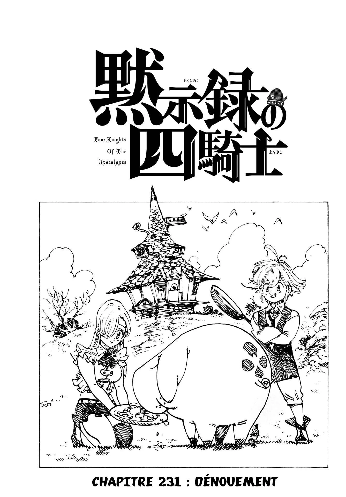 The Seven Deadly Sins: Four Knights of the Apocalypse Chapitre 231 - Page 1