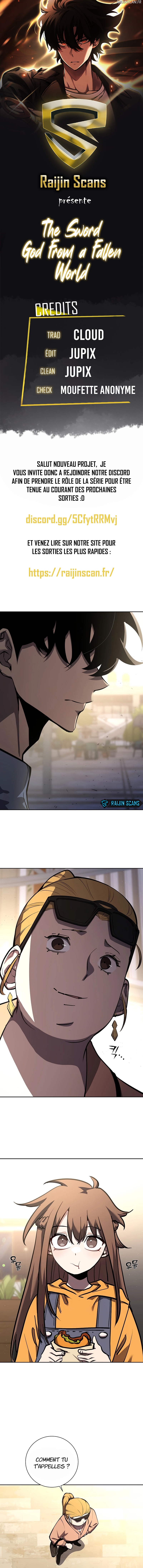 The Sword God From a Fallen World Chapitre 5 - Page 1