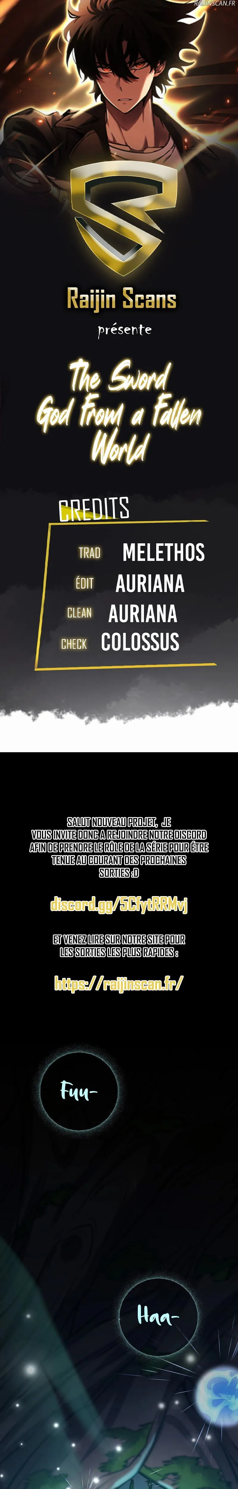 The Sword God From a Fallen World Chapitre 10 - Page 1