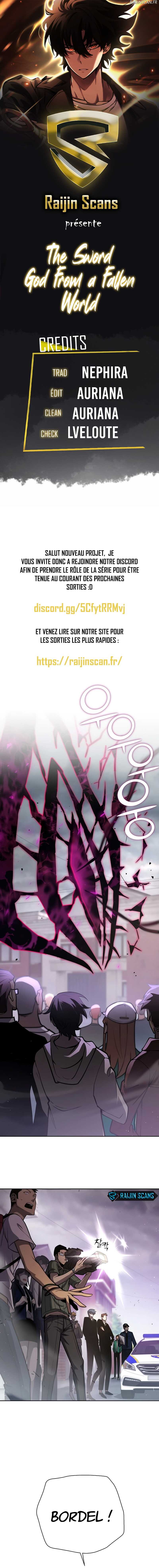 The Sword God From a Fallen World Chapitre 11 - Page 1