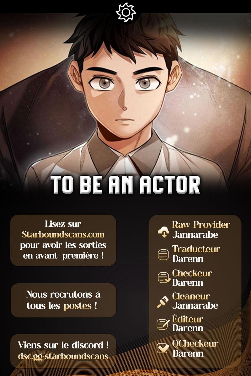 To Be An Actor Chapitre 6 - Page 1
