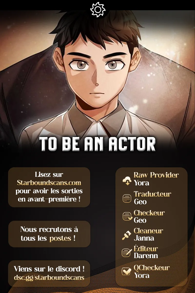 To Be An Actor Chapitre 19 - Page 1