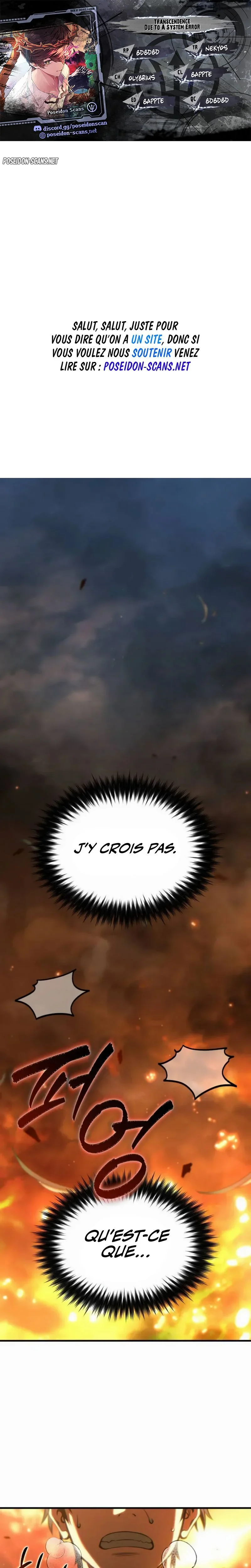 Transcendence Due To A System Error Chapitre 1 - Page 1