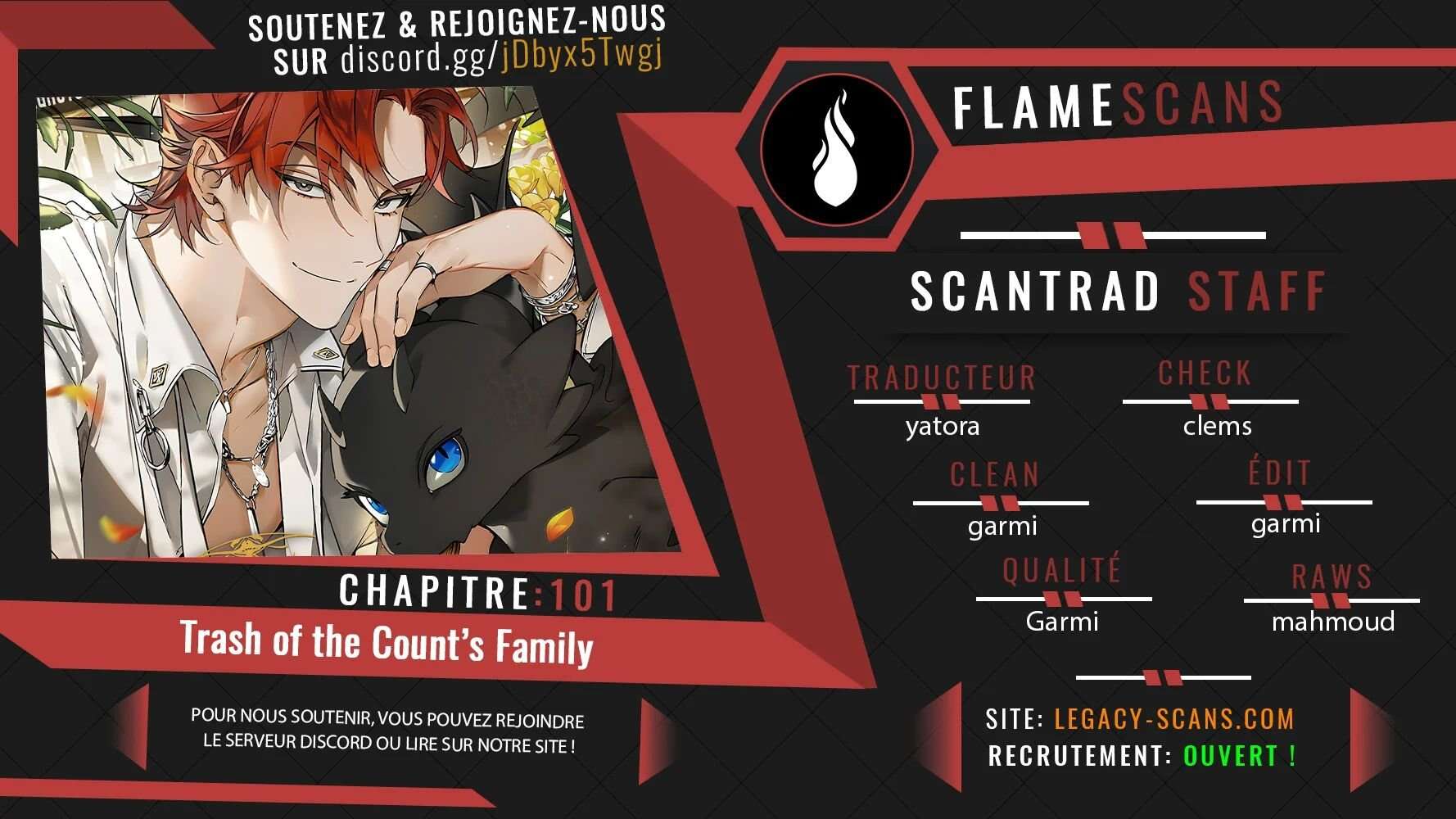 Trash of the Counts Family Chapitre 101 - Page 1
