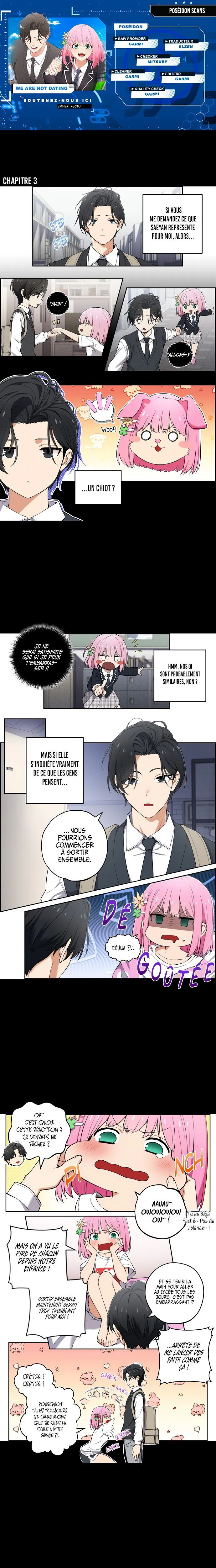 We're Not Dating Chapitre 3 - Page 1