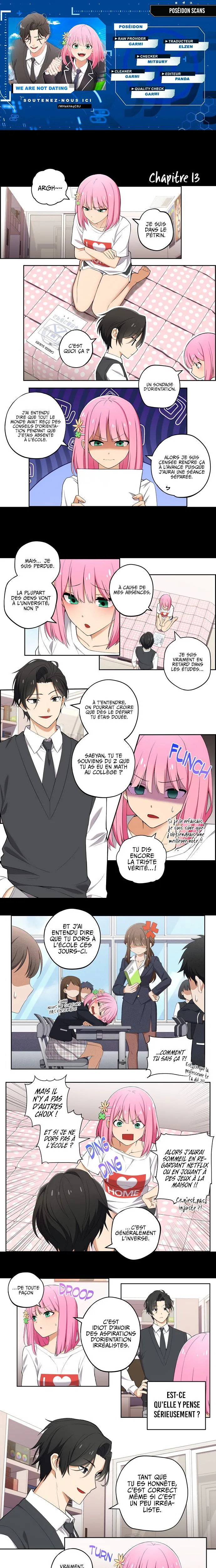 We're Not Dating Chapitre 13 - Page 1