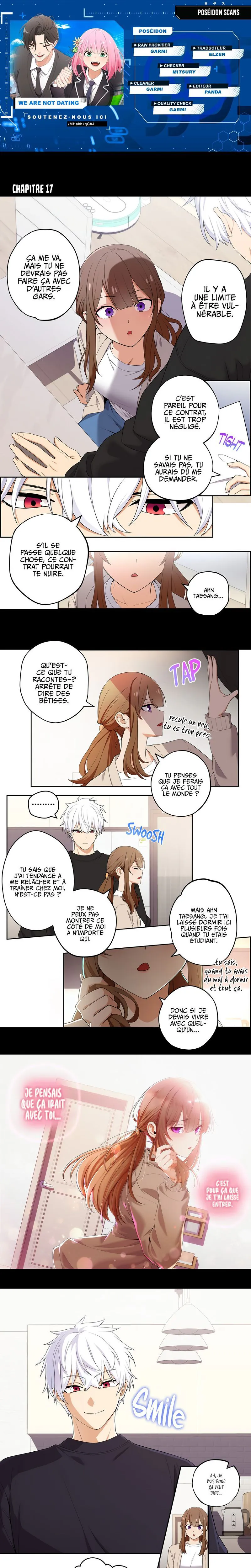 We're Not Dating Chapitre 17 - Page 1