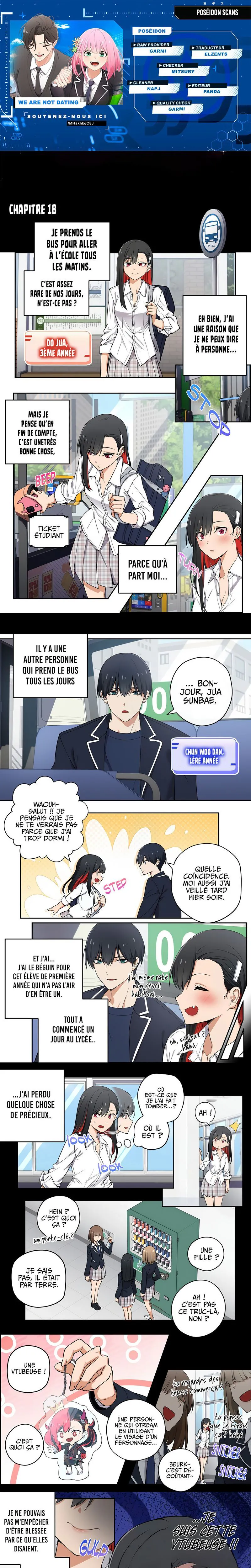 We're Not Dating Chapitre 18 - Page 1
