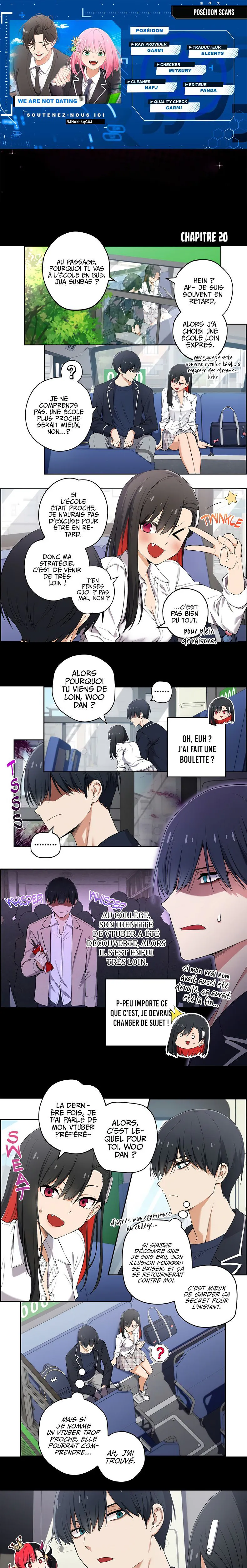We're Not Dating Chapitre 20 - Page 1