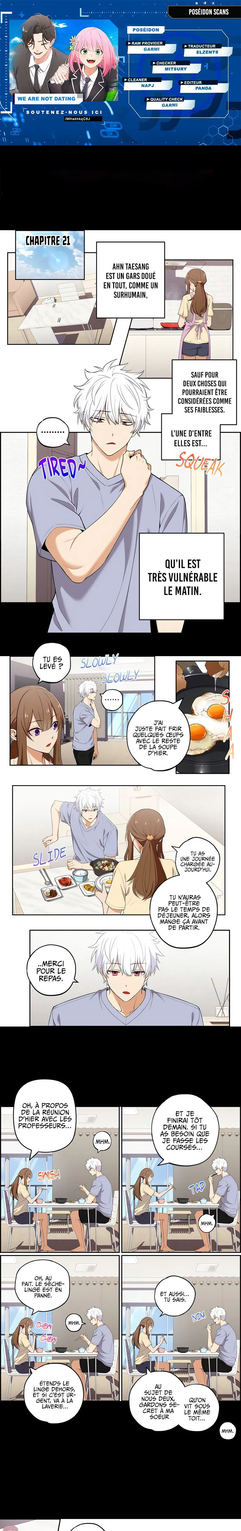 We're Not Dating Chapitre 21 - Page 1