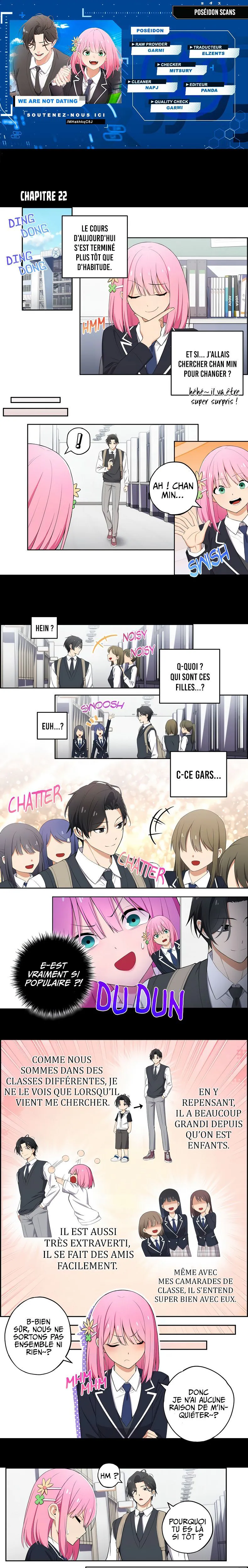 We're Not Dating Chapitre 22 - Page 1