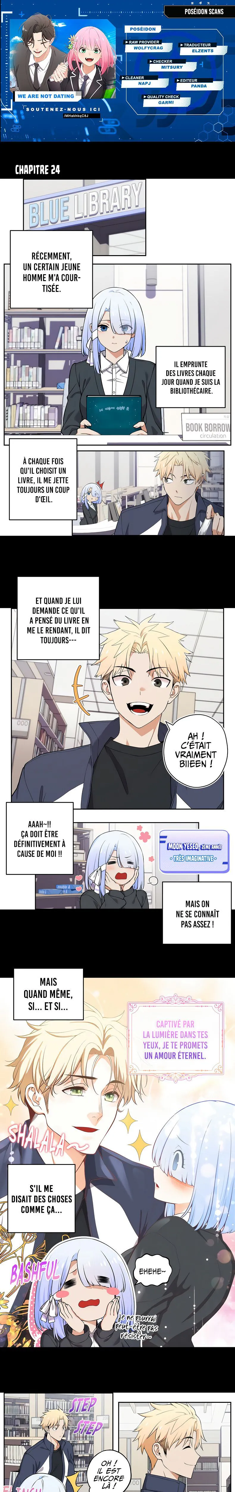 We're Not Dating Chapitre 24 - Page 1