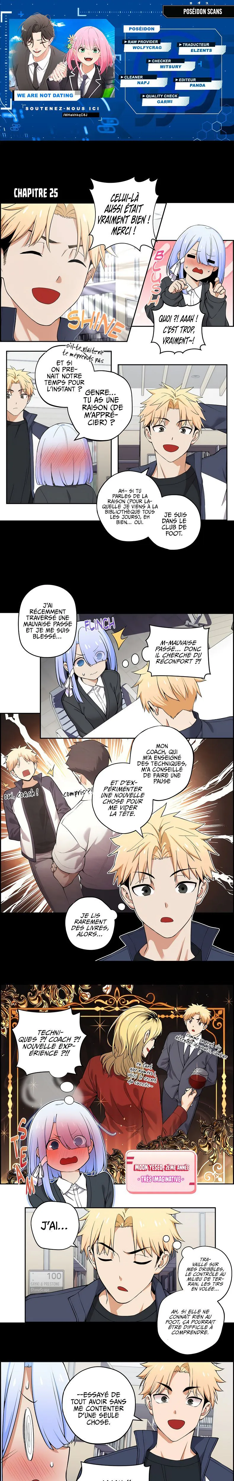 We're Not Dating Chapitre 25 - Page 1