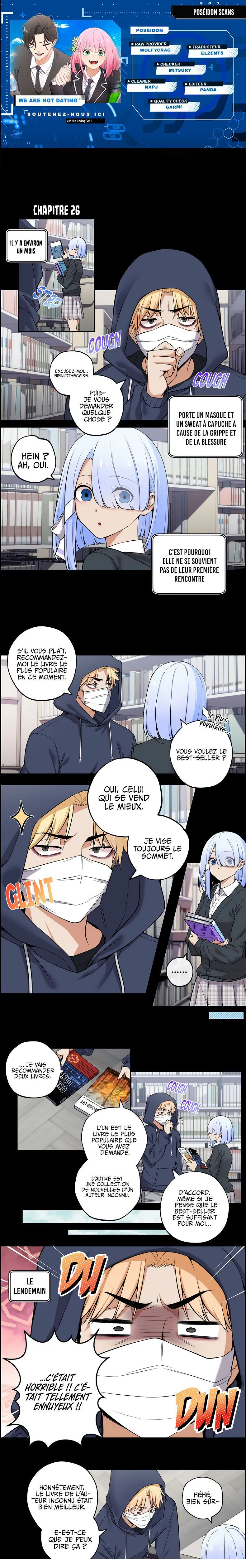 We're Not Dating Chapitre 26 - Page 1