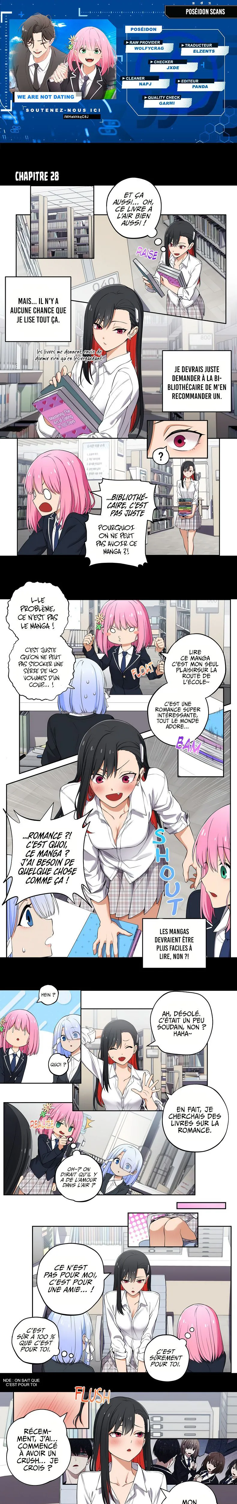 We're Not Dating Chapitre 28 - Page 1