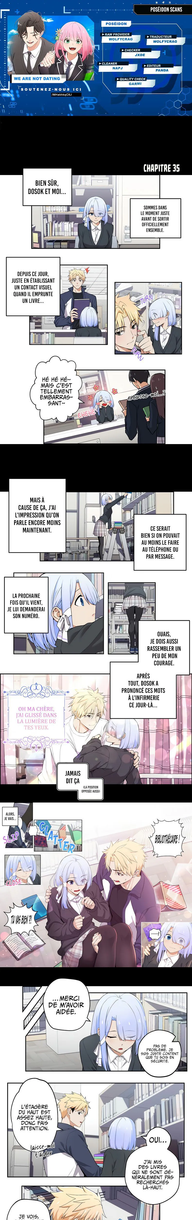 We're Not Dating Chapitre 35 - Page 1