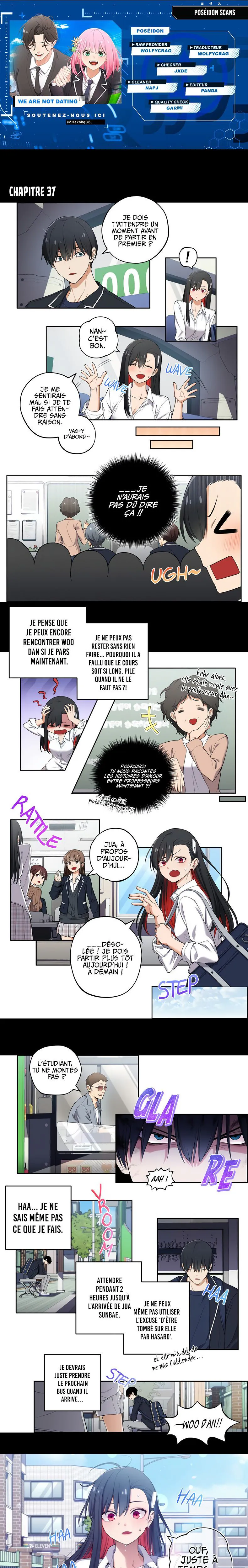 We're Not Dating Chapitre 37 - Page 1