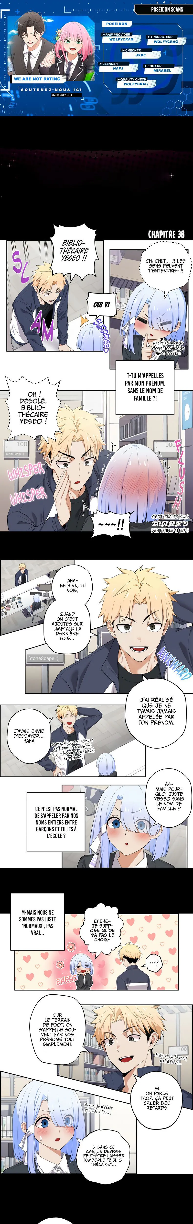 We're Not Dating Chapitre 38 - Page 1