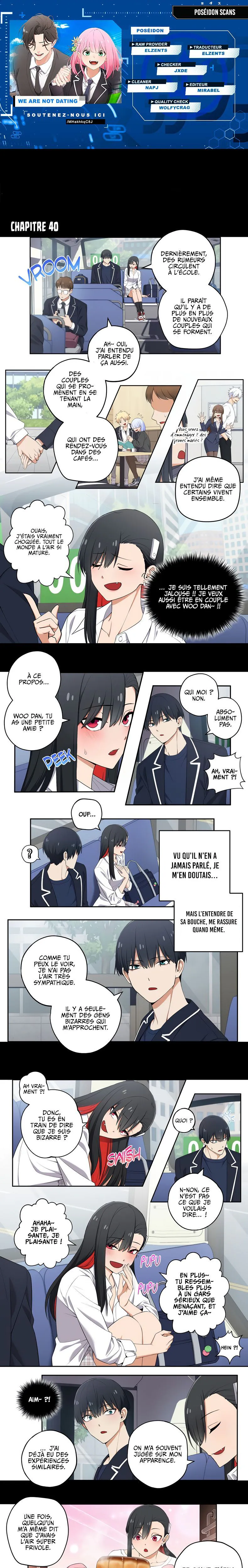 We're Not Dating Chapitre 40 - Page 1