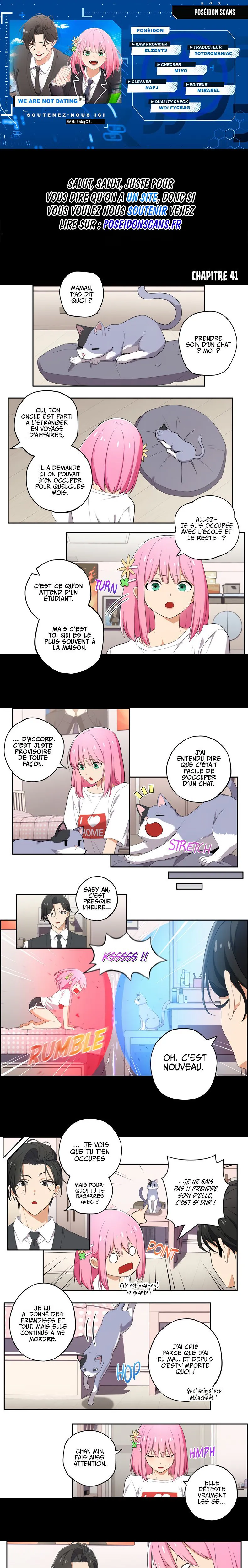 We're Not Dating Chapitre 41 - Page 1
