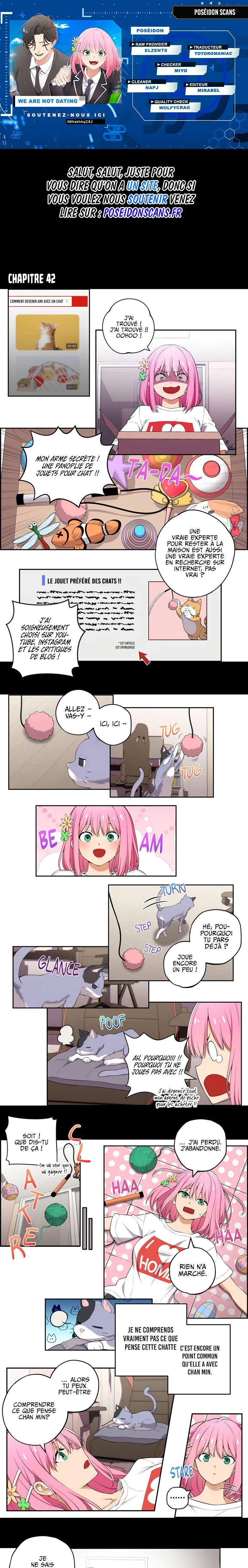 We're Not Dating Chapitre 42 - Page 1