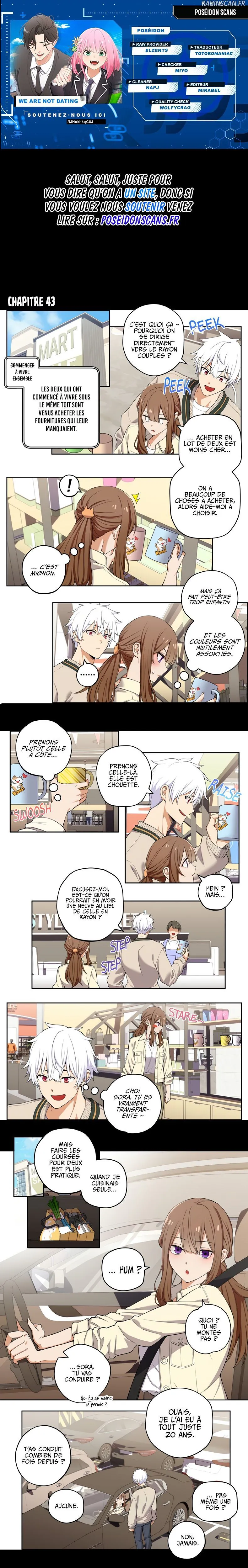 We're Not Dating Chapitre 43 - Page 1