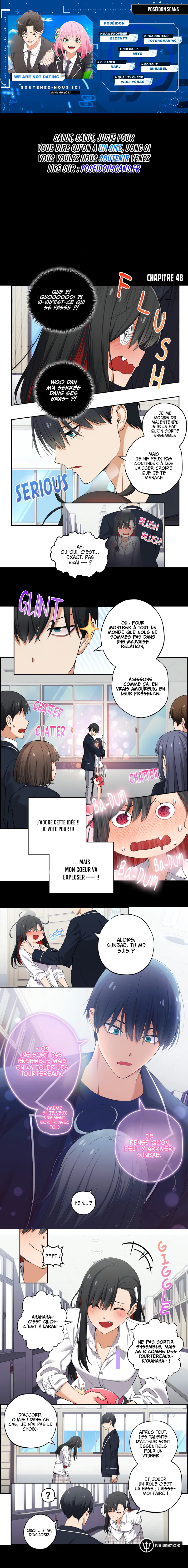 We're Not Dating Chapitre 48 - Page 1