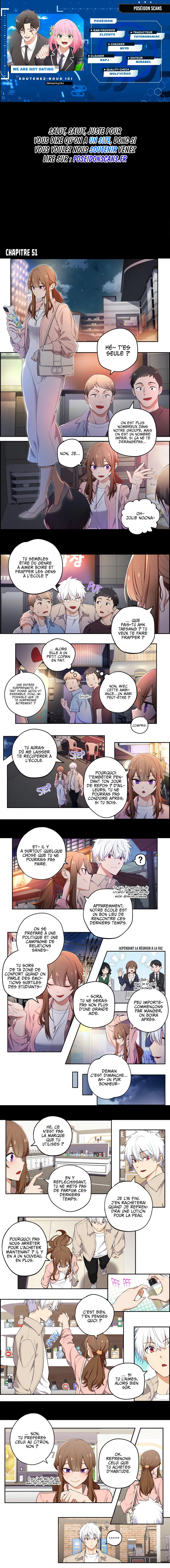 We're Not Dating Chapitre 51 - Page 1