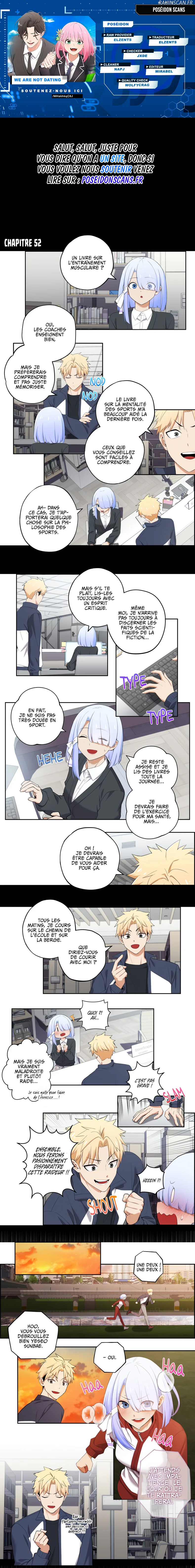 We're Not Dating Chapitre 52 - Page 1