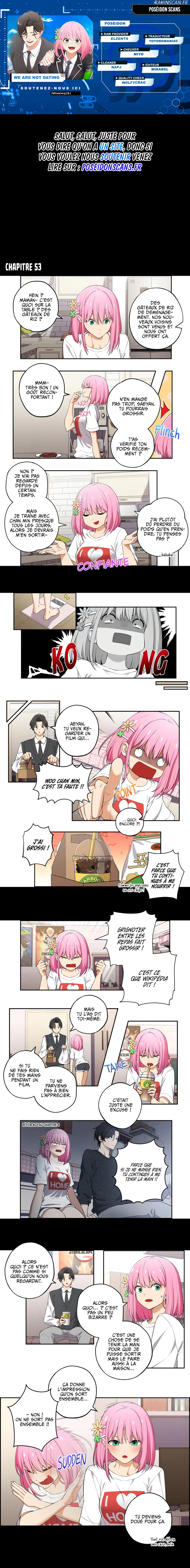 We're Not Dating Chapitre 53 - Page 1