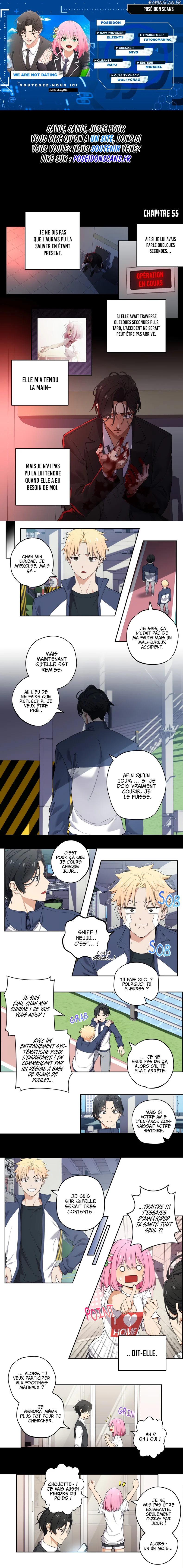 We're Not Dating Chapitre 55 - Page 1