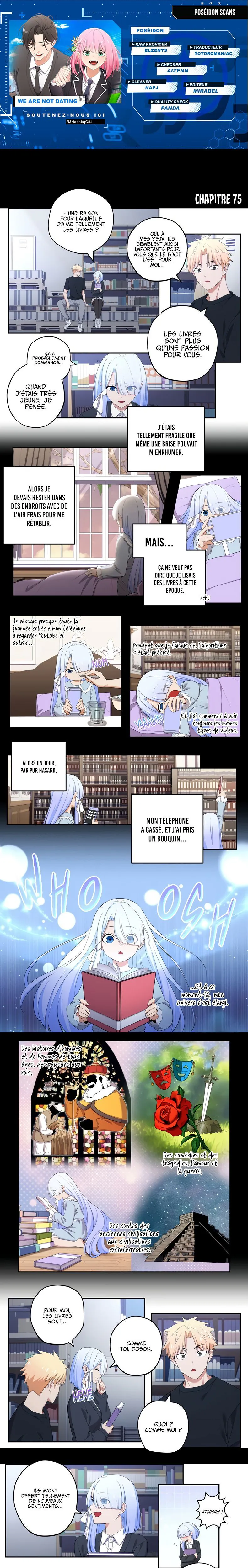 We're Not Dating Chapitre 75 - Page 1