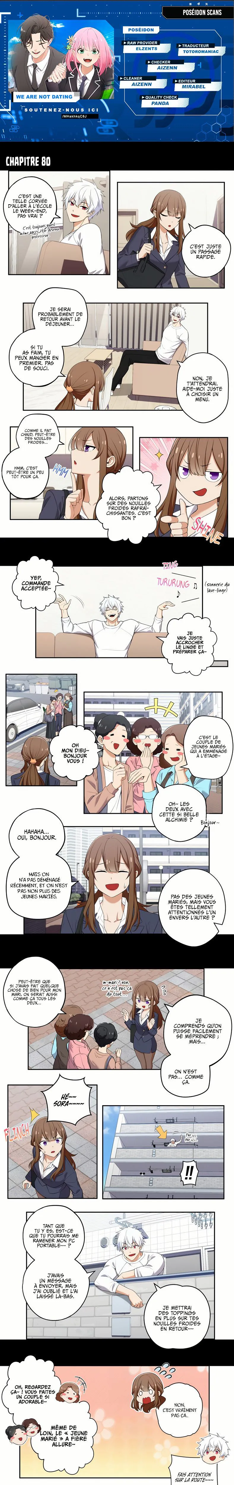 We're Not Dating Chapitre 80 - Page 1