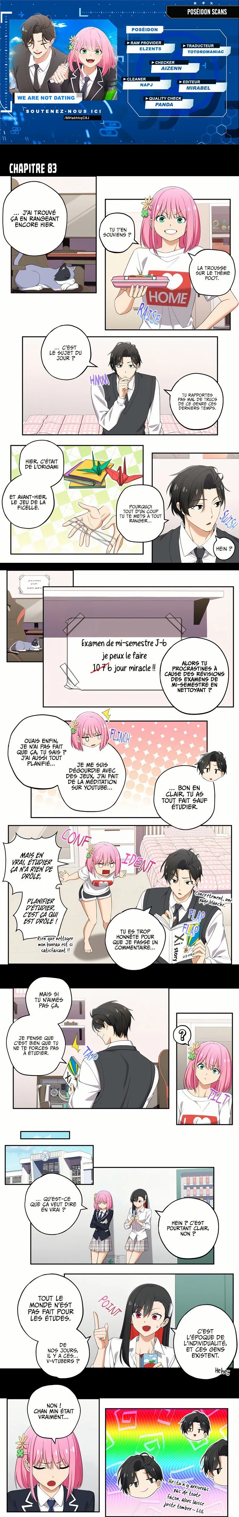 We're Not Dating Chapitre 83 - Page 1