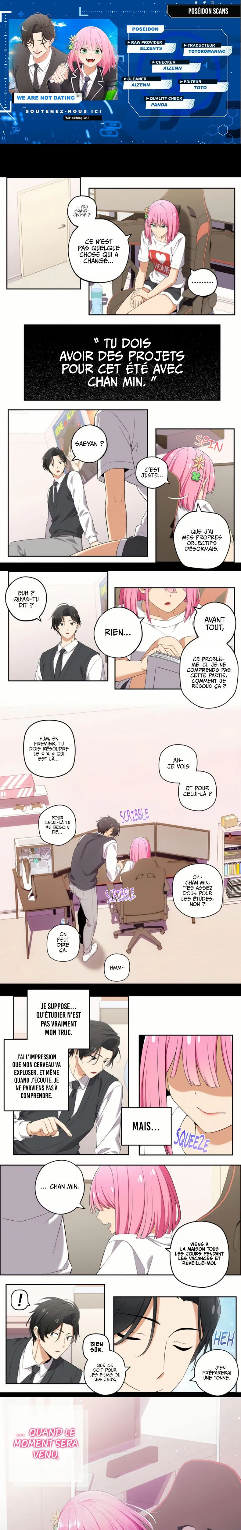 We're Not Dating Chapitre 86 - Page 1