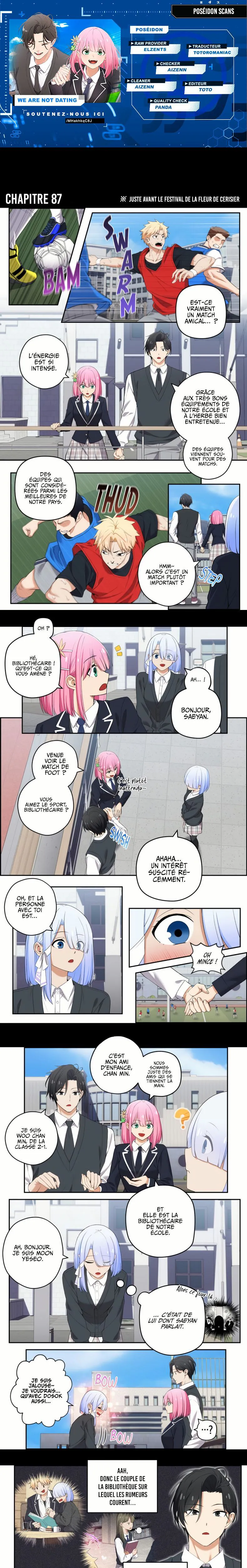 We're Not Dating Chapitre 87 - Page 1