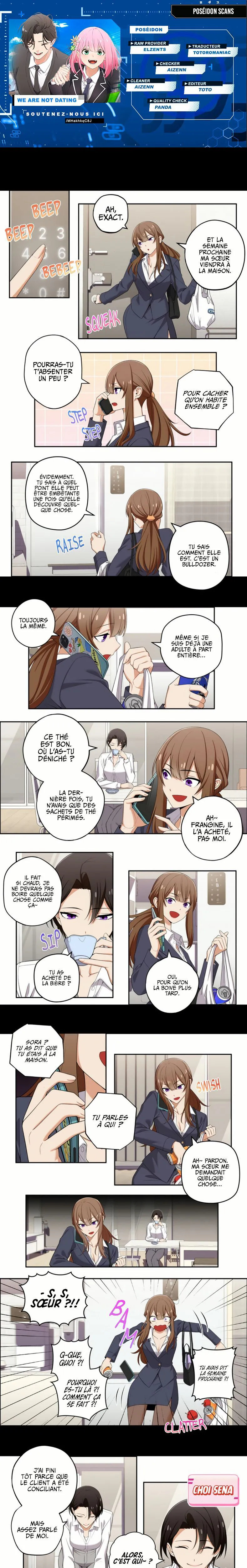 We're Not Dating Chapitre 93 - Page 1