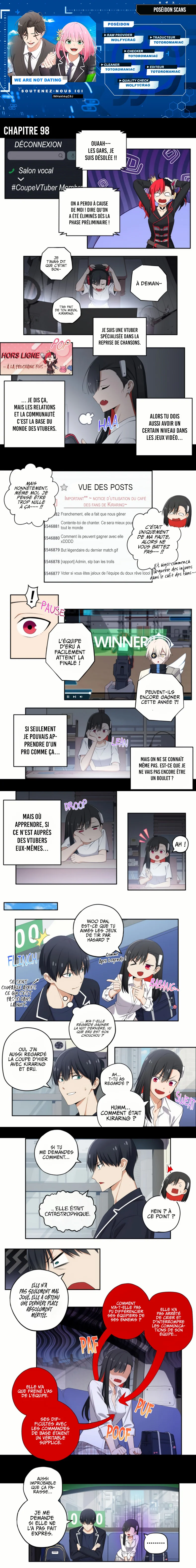We're Not Dating Chapitre 98 - Page 1