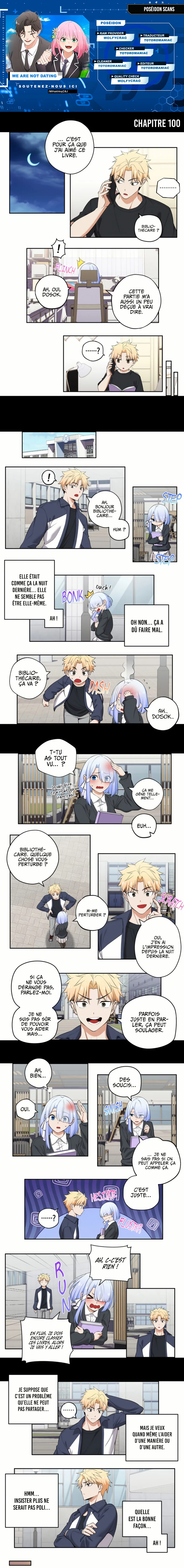 We're Not Dating Chapitre 100 - Page 1