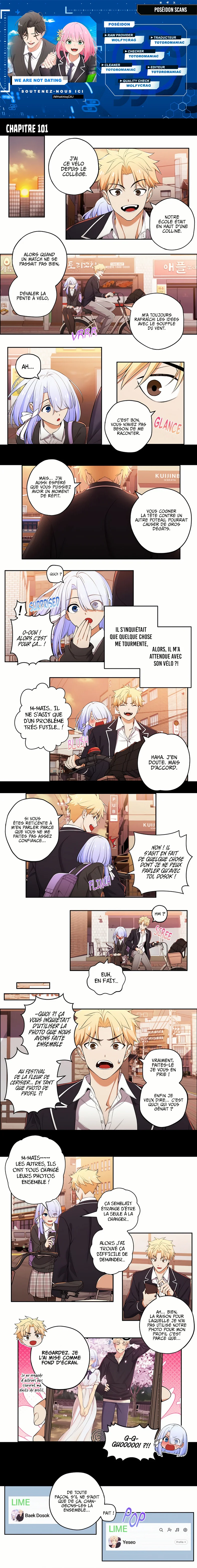 We're Not Dating Chapitre 101 - Page 1