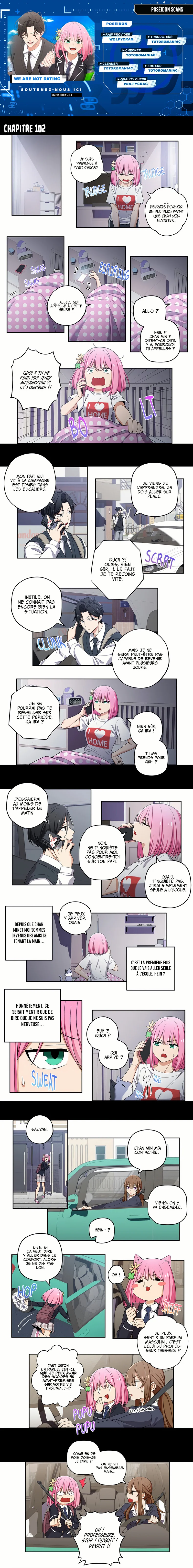 We're Not Dating Chapitre 102 - Page 1