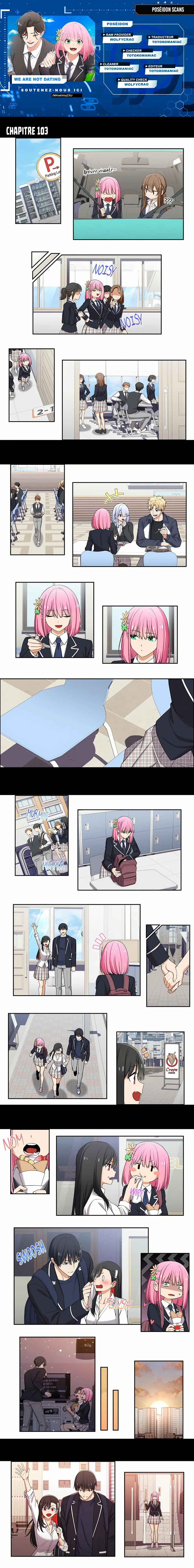 We're Not Dating Chapitre 103 - Page 1