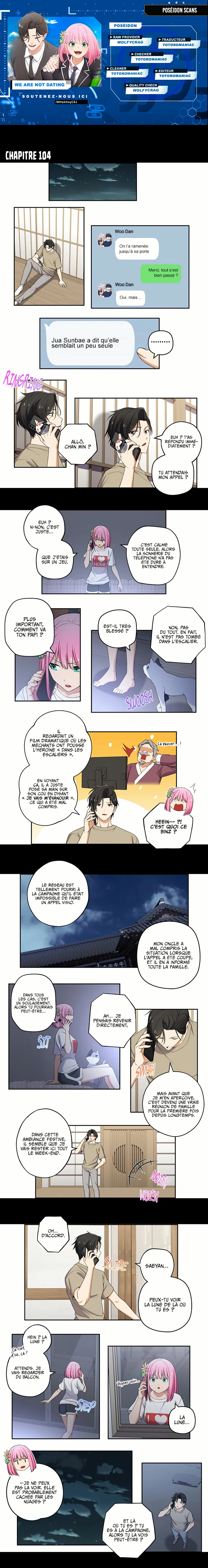 We're Not Dating Chapitre 104 - Page 1