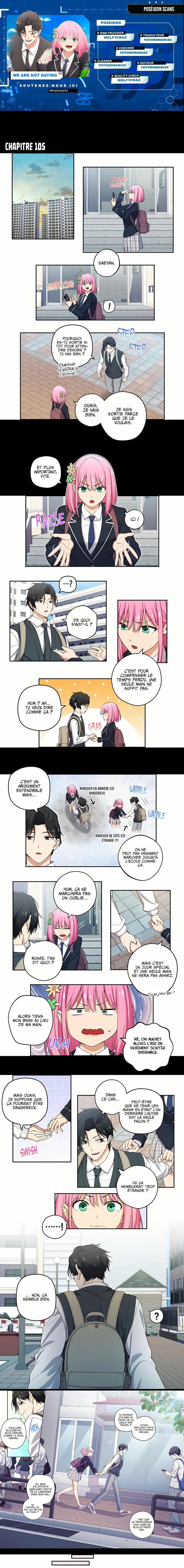 We're Not Dating Chapitre 105 - Page 1