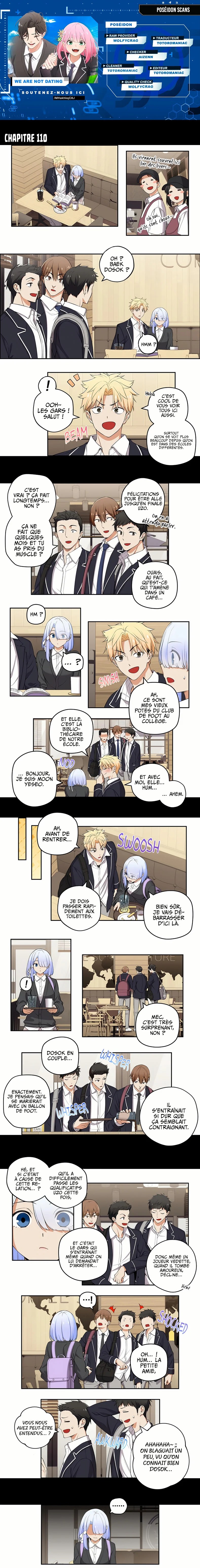 We're Not Dating Chapitre 110 - Page 1