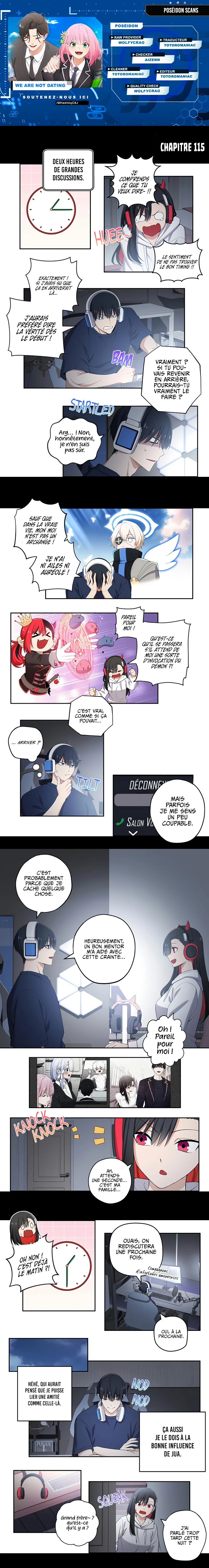We're Not Dating Chapitre 115 - Page 1