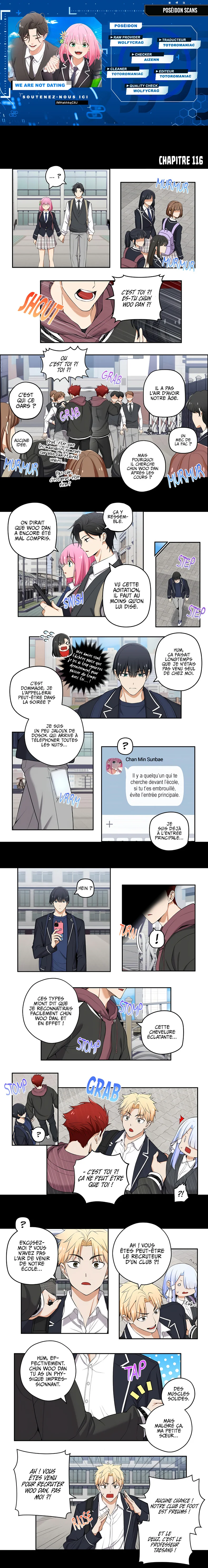 We're Not Dating Chapitre 116 - Page 1