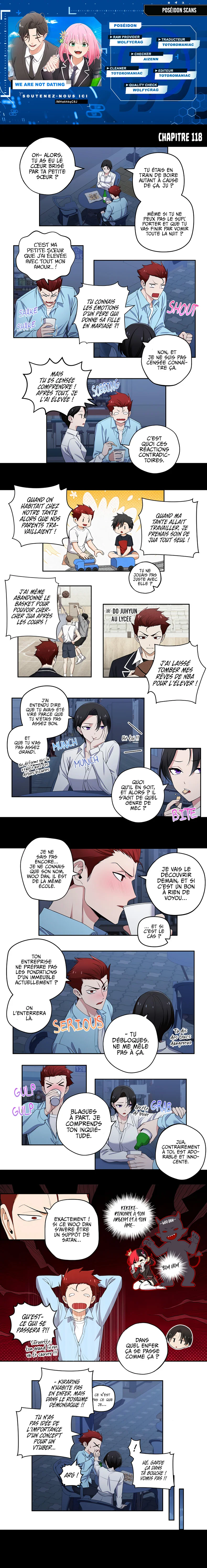 We're Not Dating Chapitre 118 - Page 1