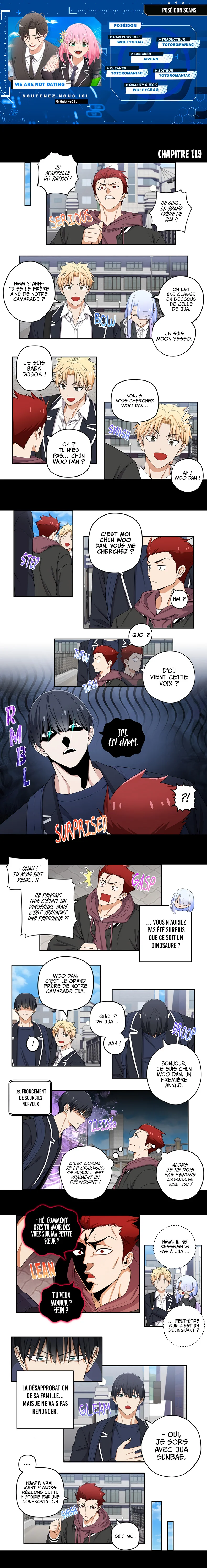 We're Not Dating Chapitre 119 - Page 1
