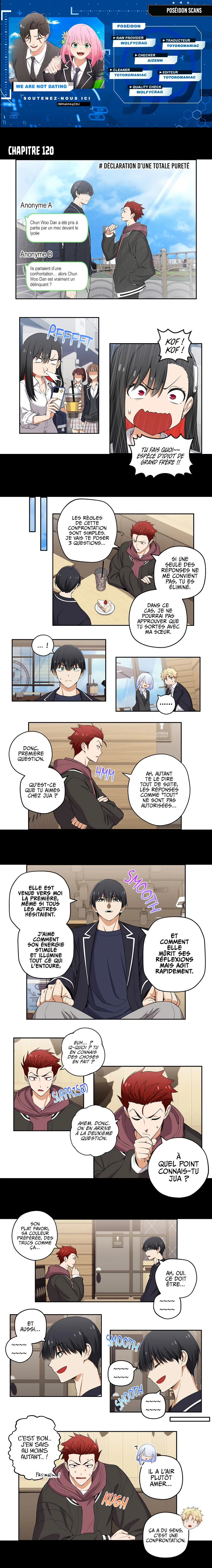 We're Not Dating Chapitre 120 - Page 1